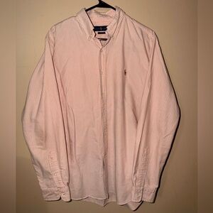 Ralph Lauren Light Pink Striped Shirt